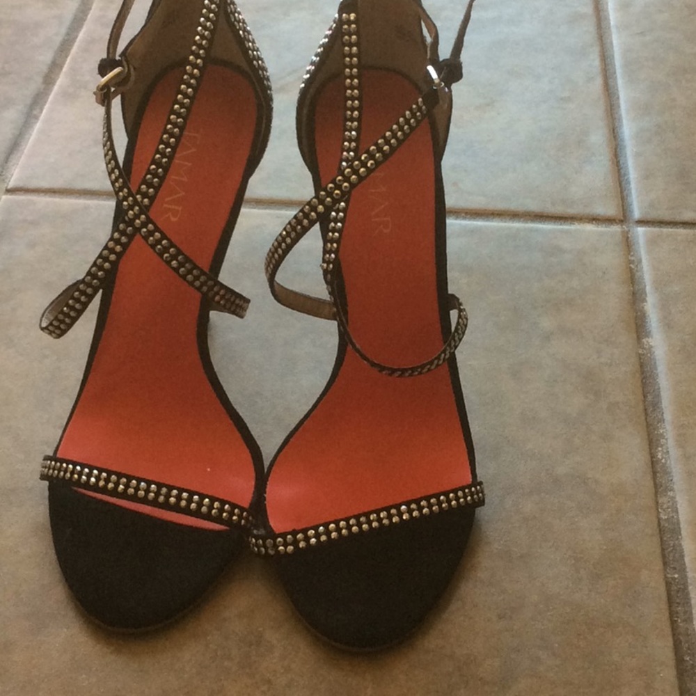 Tamar Collection studded strappy heels